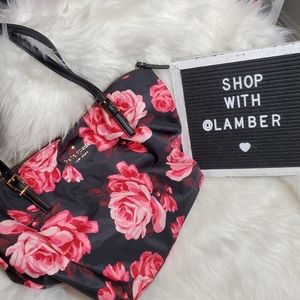 Kate Spade GORGEOUS RARE Black Floral Watson Lane
